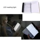 Portable LED Night Book Reading Lamp Flat Plate Portable Travel Panel NICE L0G9