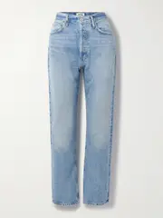 [AGOLDE] AGOLDE - '90s Pinch Waist High-rise Straight-leg Organic Jeans - Light denim - 30 30 Blue