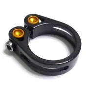 gobike88 KREX New Seatpost Clamp, 34.9mm, 19g, Black, D87