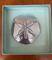 Mariposa Sand Dollar Decorative Accessory Trinket Weight New Gift Box