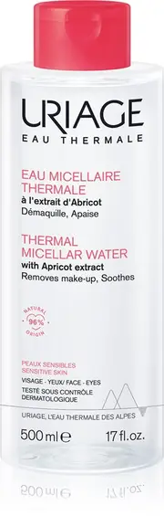 [Uriage] Cleansing Micellar Water for Eau Thermale (Thermal Micellar Water) - Volume: 500 ml