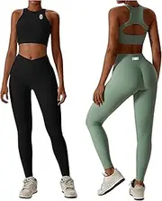 [Gymmies] Two- Piece Activewear, Yoga Set