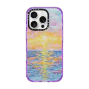 iPhone 16 Pro Impact Case MagSafe Compatible Frosted Sunset