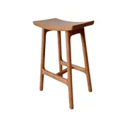 Barstool Kitchen Bench Stool Walnut 42.5 x 32.5 x 66cm