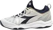 [Diadora] Men`s Speed Blushield Fly 4 Clay Tennis Shoes White and Blue Corsair