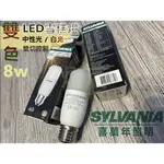 🌟LS🌟 附發票 喜萬年 SYLVANIA LED雪糕燈 8W 雙色壁切控制 中性光/白光 喜萬年雪糕燈