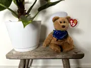 Rare TY Beanie Baby Curly Bear 1993 with year error