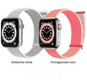 Nylon Dual Strap Watch Bands - 2 Pack - Compatible with Apple Watch 38 40 41 mm
