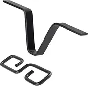 Rain Chain Clip for Gutter Adapter, V Shaped Rain Chimes Connector Holder, Rain Catcher System Outside Hardware for Rain Diverter Downspout