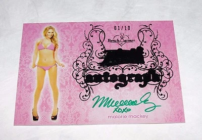 2015 Benchwarmer MALORIE MACKEY Pink Archive Green/10 DRACANO - Chocolate Milk