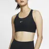 【NIKE 耐吉】運動內衣 1-Piece Pad Bra 女款 中度支撐 健身 重訓 瑜珈 鄧紫棋 黑 白(BV3637-010)