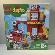 LEGO DUPLO Fire Station Set (10903) Building Blocks 76 Pcs Retired Set