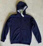 United Colors Of Benetton Blue Full Zip Hoodie Boys 13 - 14 3XL 168cm New NWT