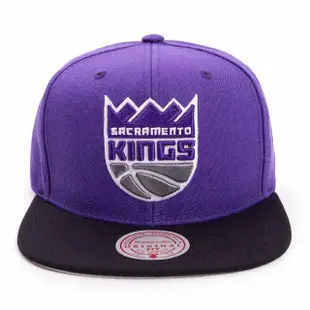 【Mitchell & Ness】NBA TEAM 2 TONE 2.0 Snapback NBA 經典平帽沿 國王 紫(Snapback 經典平帽沿 棒球帽)