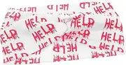 [PAMINGONO] Headband Costume Halloween Costumes for Head Band Hair Accessories Ladies Halloween Costumes Tiara for Women Spooky Hairband Elastic Hair Band Halloween Headpiece Red Fabric