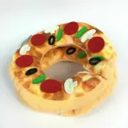 2 Cat BOUTIQUE Plush PIZZA Costume Collar Halloween Cosplay Dress-Up. C21-7
