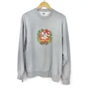 Nasty Gal Sweatshirt Woman Size L Looney Toon Christmas Pullover