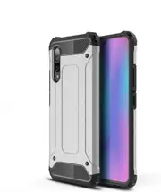 MCC Shockproof Samsung Galaxy A90 5G 2019 Heavy Duty Tough Case Cover A908 [Silver]