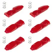 6PCS Wand Tube/Cleaner Head Clip Latch Tab Button for Dyson V7 V8 V10 V11 V15 Vacuum Replacement Too red