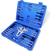 46pcs Harmonic Balancer Puller Set, Steering Wheel Flywheel Crankshaft Pulley...