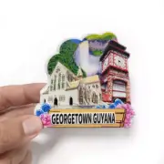 Georgetown Church Fridge Magnets Guyana - Northern South America.