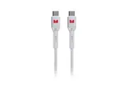 Braided 1.2M USB-C to USB-C - White