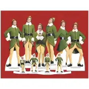 Buddy the Elf Official Table Top Cardboard Cutouts Party 10 Pack - Will Ferrell