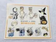 1992 New Benjamin & Emma Bushytail Halloween Paper Doll Set Postcard