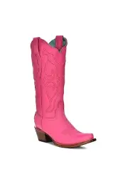 Corral Ladies Embroidered Fuchsia Pink Snip Toe Boots Z5138 NIB Size 9 Barbie
