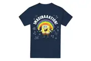 SpongeBob SquarePants Mens Imagination T-Shirt (Navy) - UTTV6615