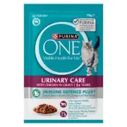 Purina One Adult 1+ Urinary Care Wet Cat Food Chicken in Gravy 12 x 70g