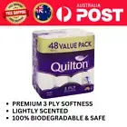 48x Quilton Toilet Paper Tissue Rolls, 3-Ply 180 Sheets, FREE SHIPPING, AU STOCK