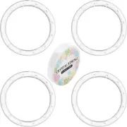 4 Pack Wind Chime Supplies Top Ring Transparent Top Circles of Wind Chime Wind C