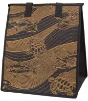 Quiver Black - Large Insulated Lunch Bag by Tropical Paper Garden