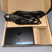 NIB SGEYR HDMI SWITCH 2 PORT SHARE 2 COMPUTERS WITH ONE MONITOR 2X1 USB KVM