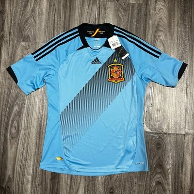 ADIDAS SPAIN MEN’S AWAY JERSEY 2012/13 SIZE MEDIUM ONLY x11346
