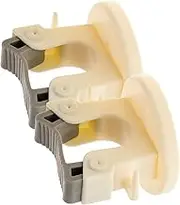 OFFSCH 2pcs Punch Mop Holder Storage Rack Practical Wall Mount Organizer for Broom Tableware and Cleaning Tools Bathroom