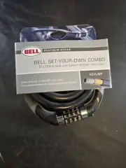 Bell Platinum Set-Your-Own Combination Lock 5' x 12 mm Bicycle Lock With Kevlar