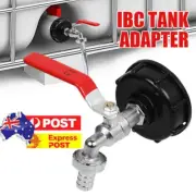 IBC Tank Adapter Connector S60X6 To Garden Tap W/ 1/2" Hose Fitting Fuel Water