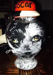 Custom Poodle Terrier Pet URN DOG cremation ANY BREED medium dog urn animal urns