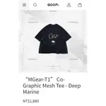 “MGEAR-T1” CO-GRAPHIC MESH TEE - DEEP MARINE