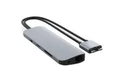 HyperDrive HyperDrive HD392-GRAY USB Type C Docking Station for Desktop PC/Tablet/Notebook/Monitor - Memory Card Reader - SD - Grey - 2 Displays - 4K
