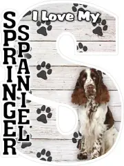 I Love My Springer Spaniel Fridge Magnet
