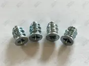 Ikea Euro countersunk screws flat head, Part # 108462 (4 pack) - NEW USA shipped