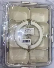 Compartment Organizer with lid, Snack Organizer, Portable, 8 sections, NEW!