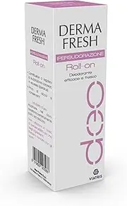 Dermafresh Hypersweating Roll-On Deodorant, Fresh, No Alcohol and Preservative to Regulate Excess Body Sweating - 75 ml