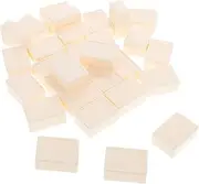 ifundom Square White Chess Pieces Set Original Marble Game Rotating Large Checker Pieces DIY Chess Game for Boys and Girls Boys Girls Family Party