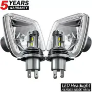 For 1982-2012 Ford E150 E250 E350 Van Pair 5x7 7x6" LED Headlights Hi-Lo (for: Peugeot)
