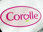 New Retail Store Large Corolle Doll Pink Logo Hanging Double Sided Display Sign