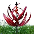 Harlow Wind Spinner Metal Windmill 3D Kinetic Sculpture Wind Solar Spinners